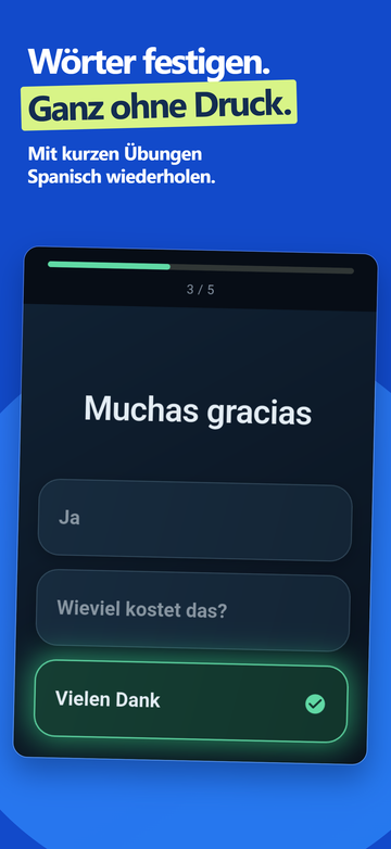 Kurz wiederholen